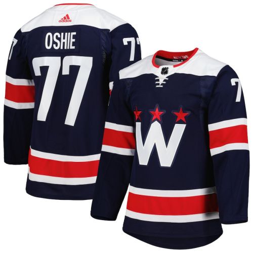 TJ Oshie 77 Washington Capitals Alternate Primegreen Men Jersey - Navy