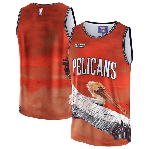 New Orleans Pelicans NBA & KidSuper Studios Unisex Hometown Jersey - Red