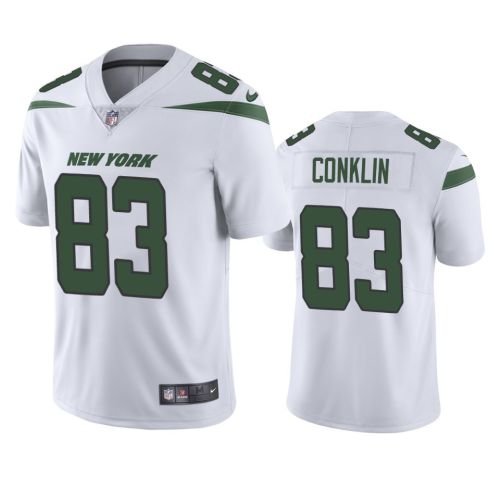 Men's JerseyNew York Jets Conklin 83 White Vapor Limited Jersey