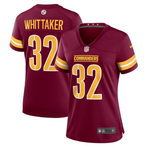 Jace Whittaker 32 Washington Commanders Women's Game Jersey - Burgundy