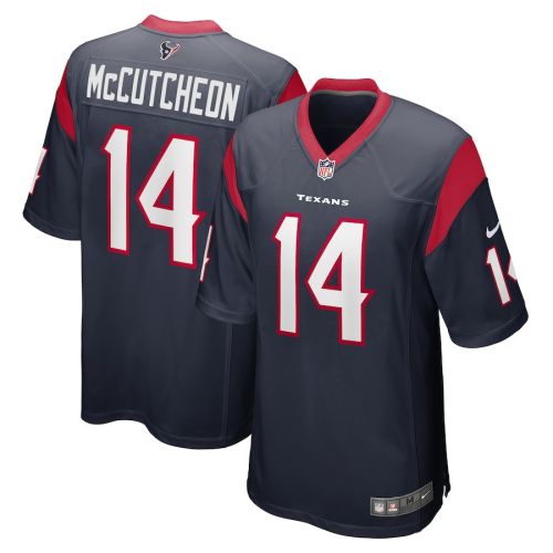 Lance McCutcheon 14 Houston Texans Men Team Game Jersey - Navy