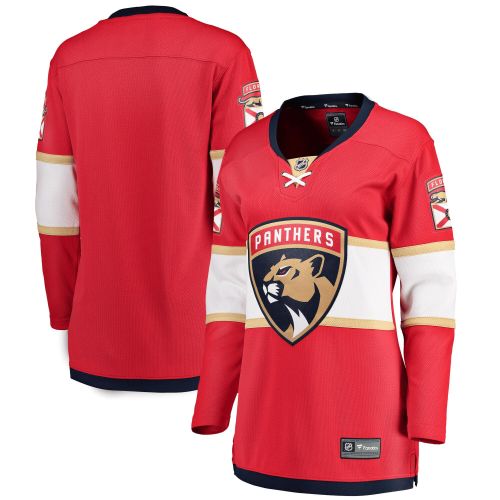 Florida Panthers Women's Breakaway Home Jersey - Red Jersey