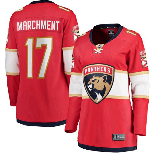 Mason Marchment Florida Panthers Women's Home Breakaway Player Jersey - Red Jersey