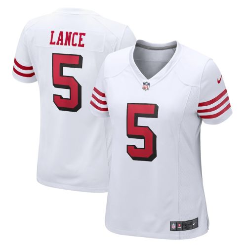 Trey Lance 5 San Francisco 49ers Women Jersey - White