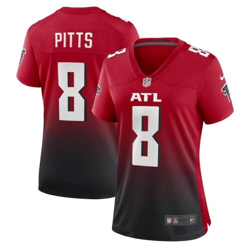 Kyle Pitts 8 Atlanta Falcons Women's Alternate Game Jersey - Red