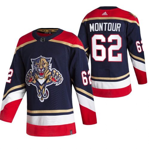 Florida Panthers Brandon Montour 62 2023 Reverse Retro Special Edition Jersey Men Navy Jersey