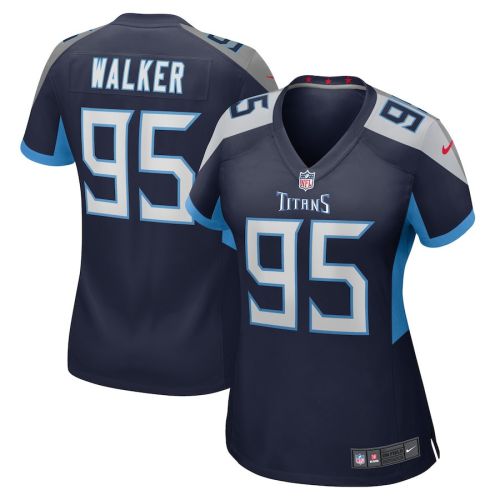 DeMarcus Walker Tennessee Titans Women's Game Player Jersey - Navy