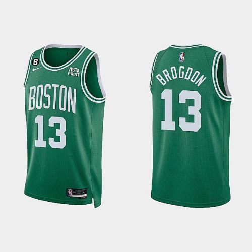 Boston Celtics 13 Malcolm Brogdon 2022-23 Icon Edition Kelly Green Men Jersey