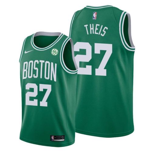 Daniel Theis 27 Boston Celtics Icon Edition Green Jersey 2022 Trade - Men Jersey