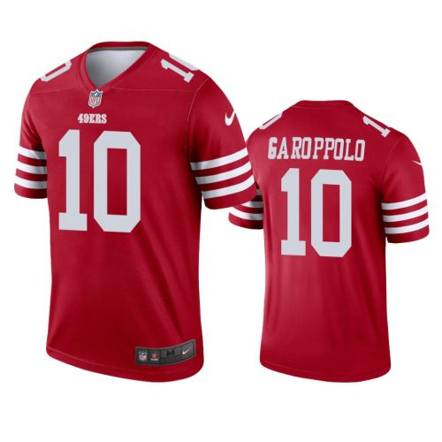 San Francisco 49ers 10 Jimmy Garoppolo 2022-23 Legend Scarlet Jersey - Men's