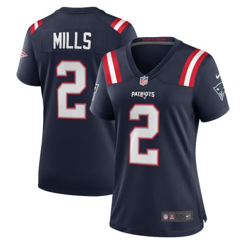 Jalen Mills 2 New England Patriots Women Game Jersey - Navy