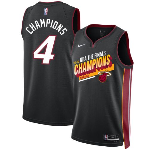 Miami Heat 2023 The Finals Champions Edition Swingman Jersey - Black