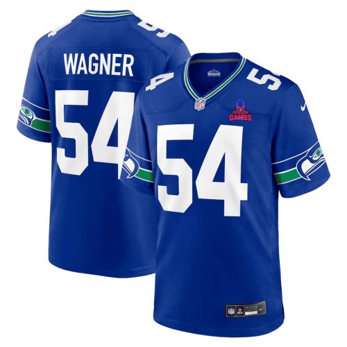 Bobby Wagner 54 Seattle Seahawks 2024 Pro Bowl Patch Throwback Game Men Jersey - Royal