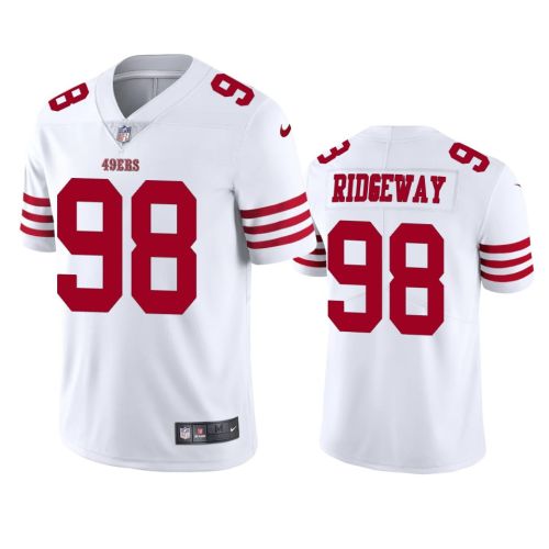 Hassan Ridgeway San Francisco 49ers 98 White Vapor Limited Jersey