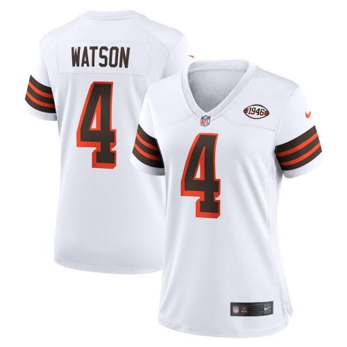 Deshaun Watson 4 Cleveland Browns Women Jersey - White