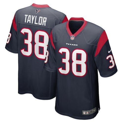 J.J. Taylor 38 Houston Texans Game Men Jersey - Navy