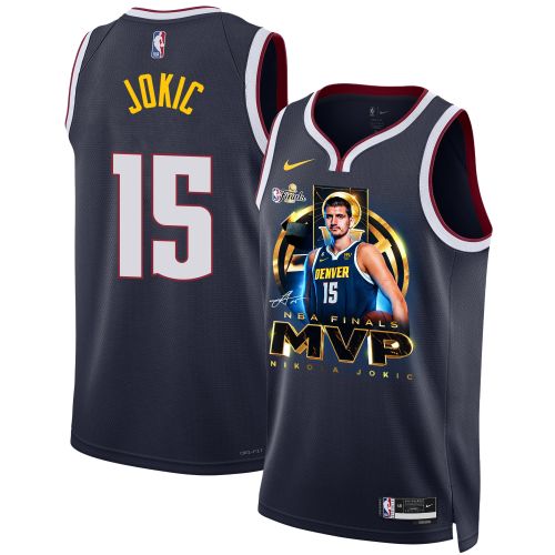 Nikola Jokić Denver Nuggets MVP 2023 NBA Final Champions Swingman Jersey - Black