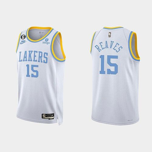 Los Angeles Lakers Austin Reaves 15 2022-23 Classic Edition White Men Jersey