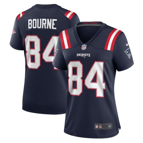 Kendrick Bourne 84 New England Patriots Women Game Jersey - Navy