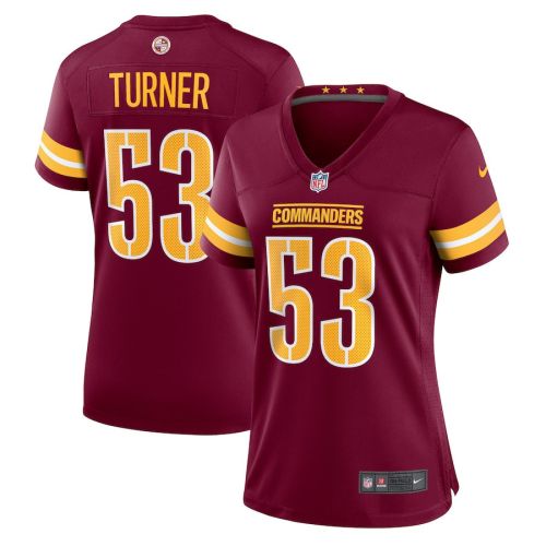 Trai Turner 53 Washington Commanders Women Game Jersey - Burgundy