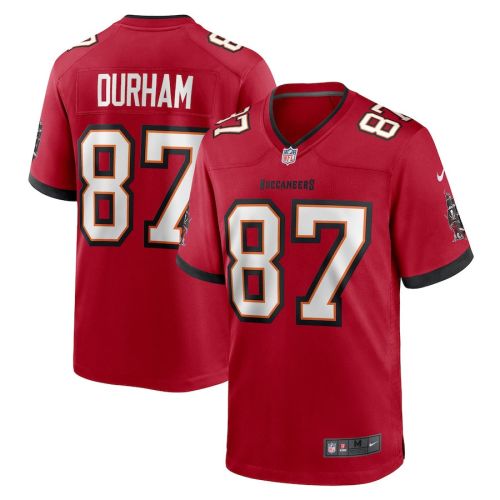 Payne Durham 87 Tampa Bay Buccaneers Men Game Jersey - Red