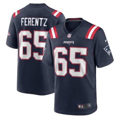 James Ferentz 65 New England Patriots Men Game Jersey - Navy