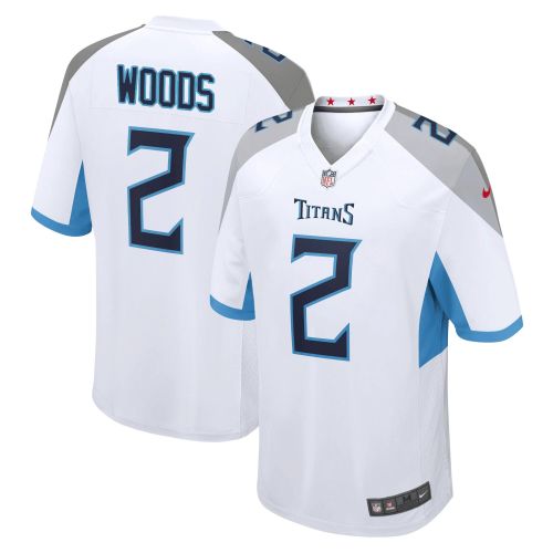 Robert Woods 2 Tennessee Titans Game Men Jersey - White Jersey