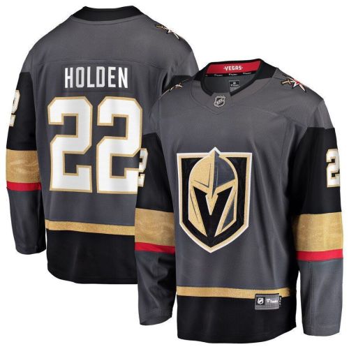 Nick Holden Vegas Golden Knights Home Breakaway Player Jersey - Black