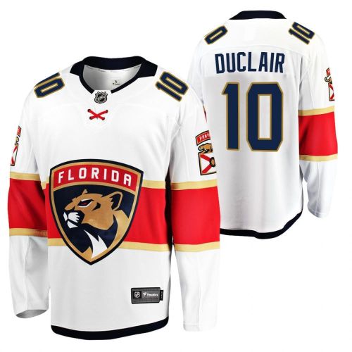 Florida Panthers Anthony Duclair 10 2023 Jersey White Away Player Jersey Jersey