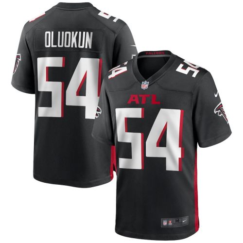 Foyesade Oluokun 54 Atlanta Falcons Men's Game Jersey - Black