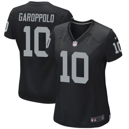 Jimmy Garoppolo 10 Las Vegas Raiders Game Women Jersey - Black