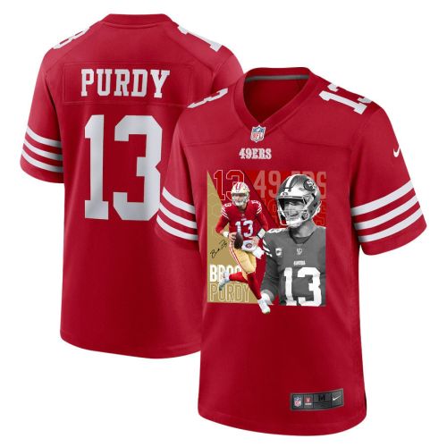 Brock Purdy 13 San Francisco 49ers The Son of Steel Game Men Jersey - Scarlet