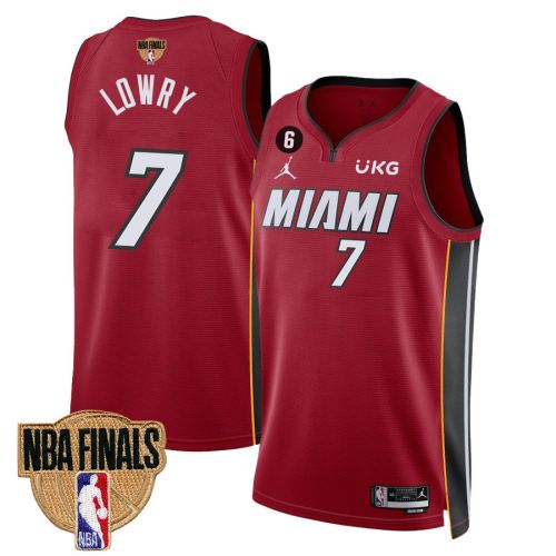 Kyle Lowry 7 Miami Heat Final Champions 2023 Swingman Jersey - Red