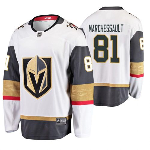 Men Vegas Golden Knights Jonathan Marchessault 81 Player Away White Jersey Jersey