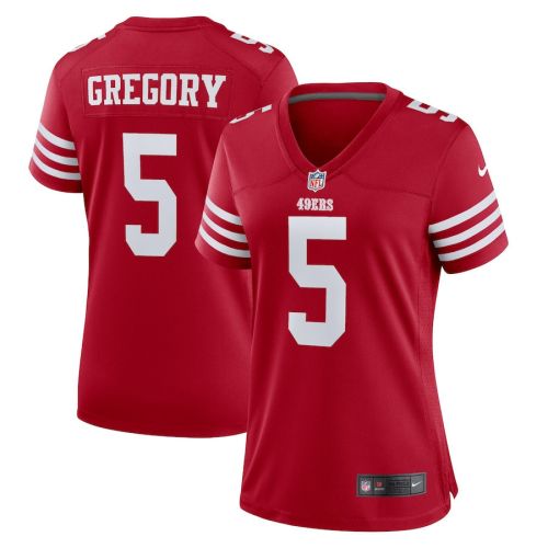 Randy Gregory 5 San Francisco 49ers Women Game Jersey - Scarlet