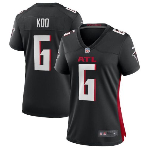 Younghoe Koo Atlanta Falcons Women's Home Game Jersey - Black