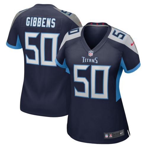 Jack Gibbens Tennessee Titans Women's Home Game Player Jersey - Navy