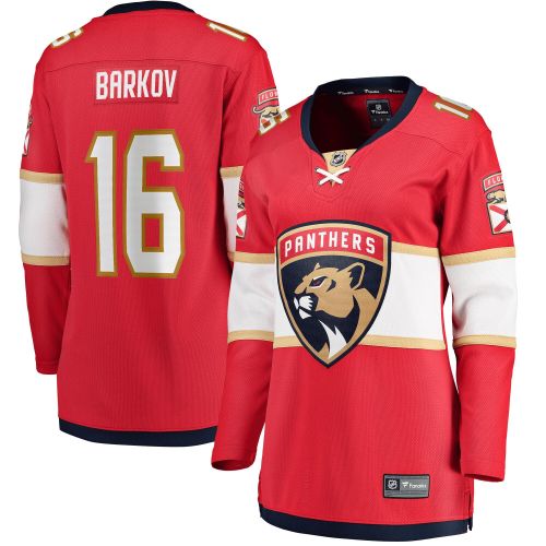 Women's Aleksander Barkov Red Florida Panthers Home Breakaway Player Jersey Jersey