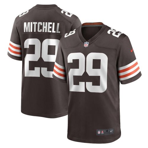 Cameron Mitchell 29 Cleveland Browns Men Team Game Jersey - Brown