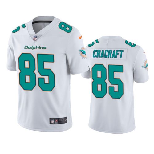 River Cracraft 85 Miami Dolphins White Vapor Limited Jersey