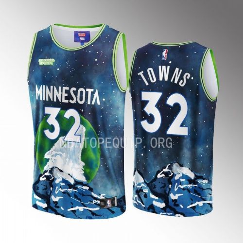 Karl-Anthony Towns 32 Minnesota Timberwolves NBA & KidSuper Studios Unisex Hometown Jersey