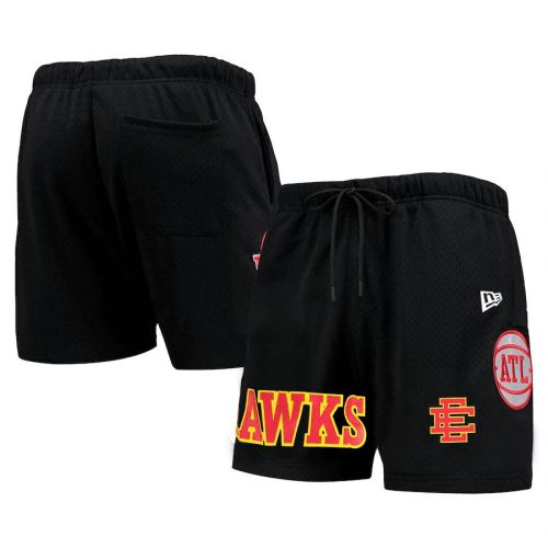 Atlanta Hawks Team Black Mesh Capsule Shorts - Men