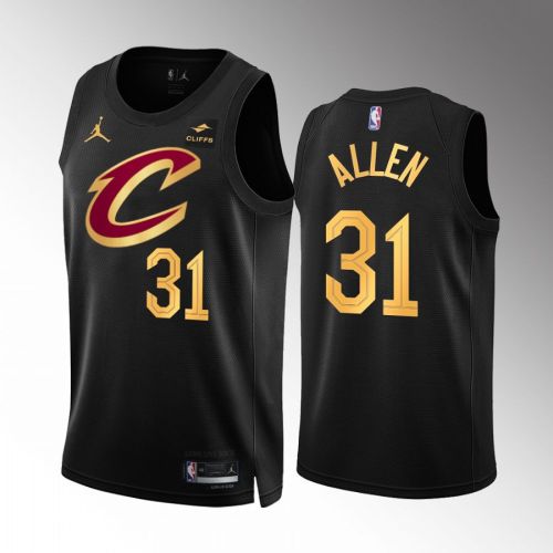 Cleveland Cavaliers Jarrett Allen 31 Statement Edition Black Jersey 2022-23 Swingman