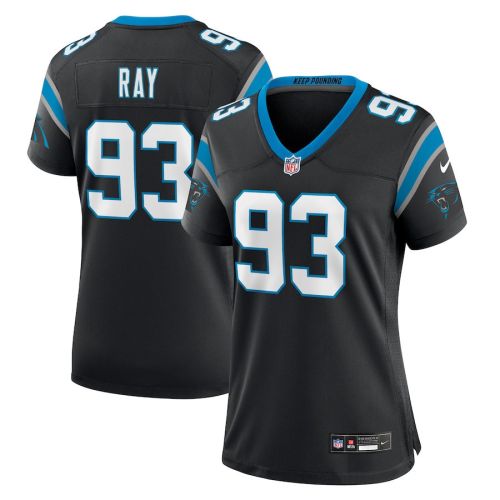 LaBryan Ray 93 Carolina Panthers Women's Team Game Jersey - Black