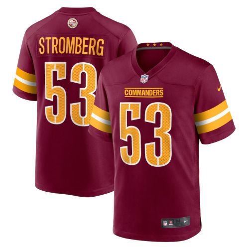 Ricky Stromberg 53 Washington Commanders Men Game Jersey - Burgundy