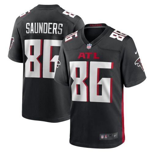 CJ Saunder 86 Atlanta Falcons Men's Game Jersey - Black