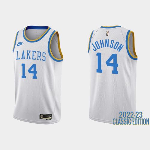 Los Angeles Lakers Stanley Johnson 14 2022-23 Classic Edition White Men Jersey