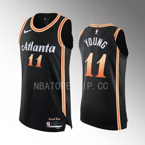 Trae Young 11 Atlanta Hawks 2022-23 City Edition Jersey Black