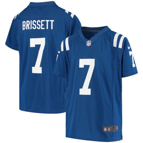 Jacoby Brissett 7 Indianapolis Colts YOUTH Game Jersey - Royal