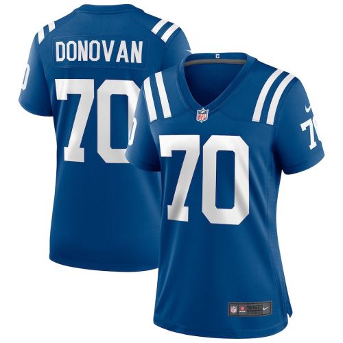 Art Donovan 70 Indianapolis Colts Women Game Retired Jersey - Royal